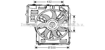 Вентилятор (AVA QUALITY COOLING: BW7505)