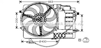 Вентилятор (AVA QUALITY COOLING: BW7506)