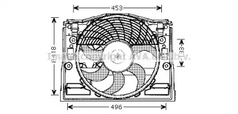 Вентилятор (AVA QUALITY COOLING: BW7513)