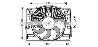 Вентилятор (AVA QUALITY COOLING: BW7514)