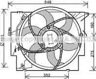 Вентилятор (AVA QUALITY COOLING: BW7515)