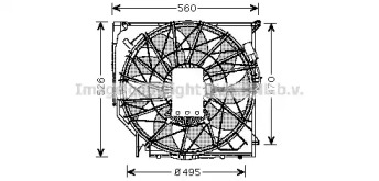 Вентилятор (AVA QUALITY COOLING: BW7521)