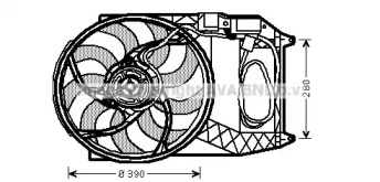 Вентилятор (AVA QUALITY COOLING: BW7524)