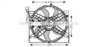 Вентилятор (AVA QUALITY COOLING: BW7525)