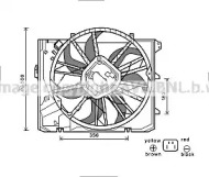 Вентилятор (AVA QUALITY COOLING: BW7528)