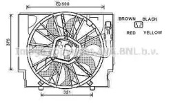 Вентилятор (AVA QUALITY COOLING: BW7529)