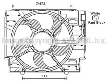 Вентилятор (AVA QUALITY COOLING: BW7536)