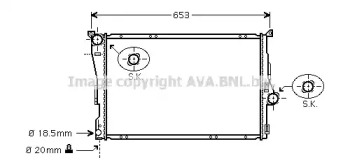 Теплообменник (AVA QUALITY COOLING: BWA2205)