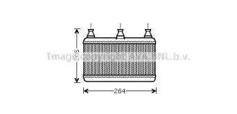 Теплообменник (AVA QUALITY COOLING: BWA6341)