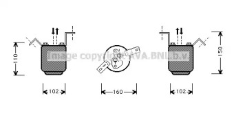 Осушитель (AVA QUALITY COOLING: BWD224)