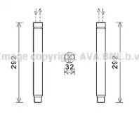 Осушитель (AVA QUALITY COOLING: BWD445)