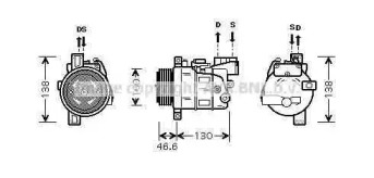 Компрессор (AVA QUALITY COOLING: BWK319)