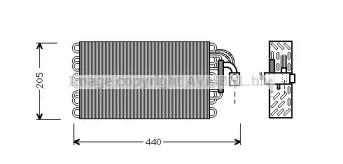 Испаритель (AVA QUALITY COOLING: BWV003)