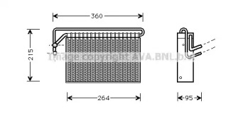 Испаритель (AVA QUALITY COOLING: BWV024)