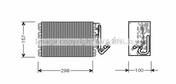 Испаритель (AVA QUALITY COOLING: BWV308)