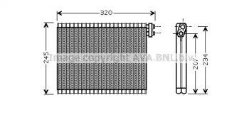 Испаритель (AVA QUALITY COOLING: BWV339)