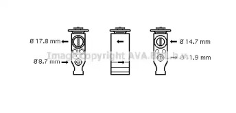 Клапан (AVA QUALITY COOLING: CN1245)