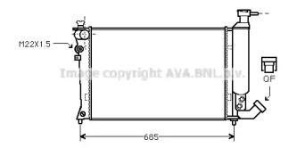 Теплообменник (AVA QUALITY COOLING: CN2057)