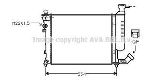 Теплообменник (AVA QUALITY COOLING: CN2059)