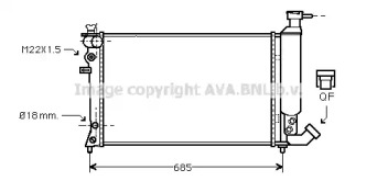 Теплообменник (AVA QUALITY COOLING: CN2060)