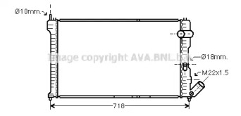 Теплообменник (AVA QUALITY COOLING: CN2063)