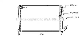 Теплообменник (AVA QUALITY COOLING: CN2065)