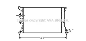 Теплообменник (AVA QUALITY COOLING: CN2072)