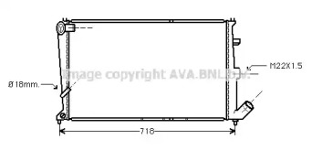 Теплообменник (AVA QUALITY COOLING: CN2076)