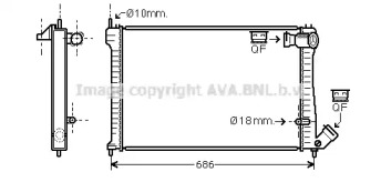 Теплообменник (AVA QUALITY COOLING: CN2101)