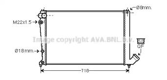 Теплообменник (AVA QUALITY COOLING: CN2103)