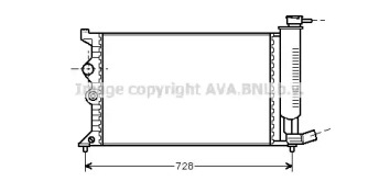 Теплообменник (AVA QUALITY COOLING: CN2104)