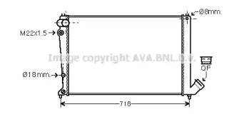 Теплообменник (AVA QUALITY COOLING: CN2107)