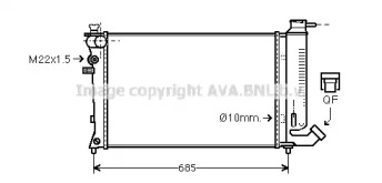 Теплообменник (AVA QUALITY COOLING: CN2108)