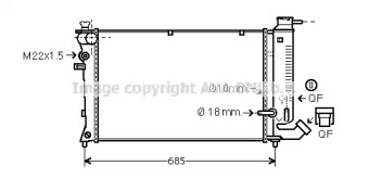 Теплообменник (AVA QUALITY COOLING: CN2114)