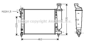 Теплообменник (AVA QUALITY COOLING: CN2115)