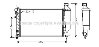 Теплообменник (AVA QUALITY COOLING: CN2117)