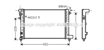 Теплообменник (AVA QUALITY COOLING: CN2120)