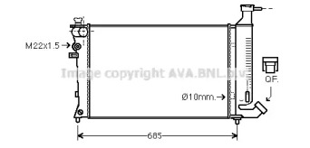 Теплообменник (AVA QUALITY COOLING: CN2124)