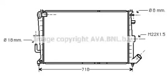 Теплообменник (AVA QUALITY COOLING: CN2125)