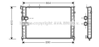 Теплообменник (AVA QUALITY COOLING: CN2132)