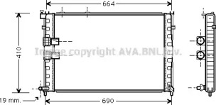 Теплообменник (AVA QUALITY COOLING: CN2133)