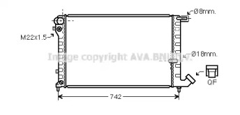 Теплообменник (AVA QUALITY COOLING: CN2134)