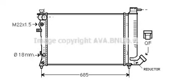 Теплообменник (AVA QUALITY COOLING: CN2136)