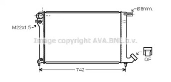 Теплообменник (AVA QUALITY COOLING: CN2137)