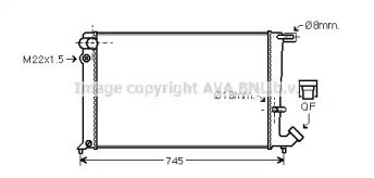 Теплообменник (AVA QUALITY COOLING: CN2142)