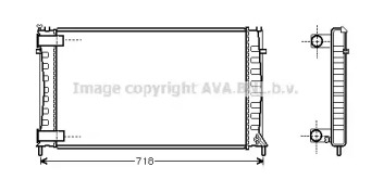 Теплообменник (AVA QUALITY COOLING: CN2144)