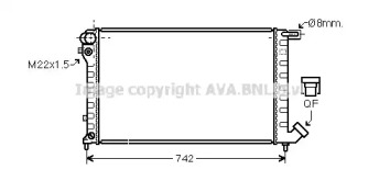 Теплообменник (AVA QUALITY COOLING: CN2145)