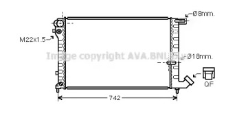 Теплообменник (AVA QUALITY COOLING: CN2148)