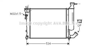 Теплообменник (AVA QUALITY COOLING: CN2154)