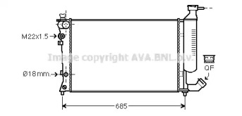 Теплообменник (AVA QUALITY COOLING: CN2156)